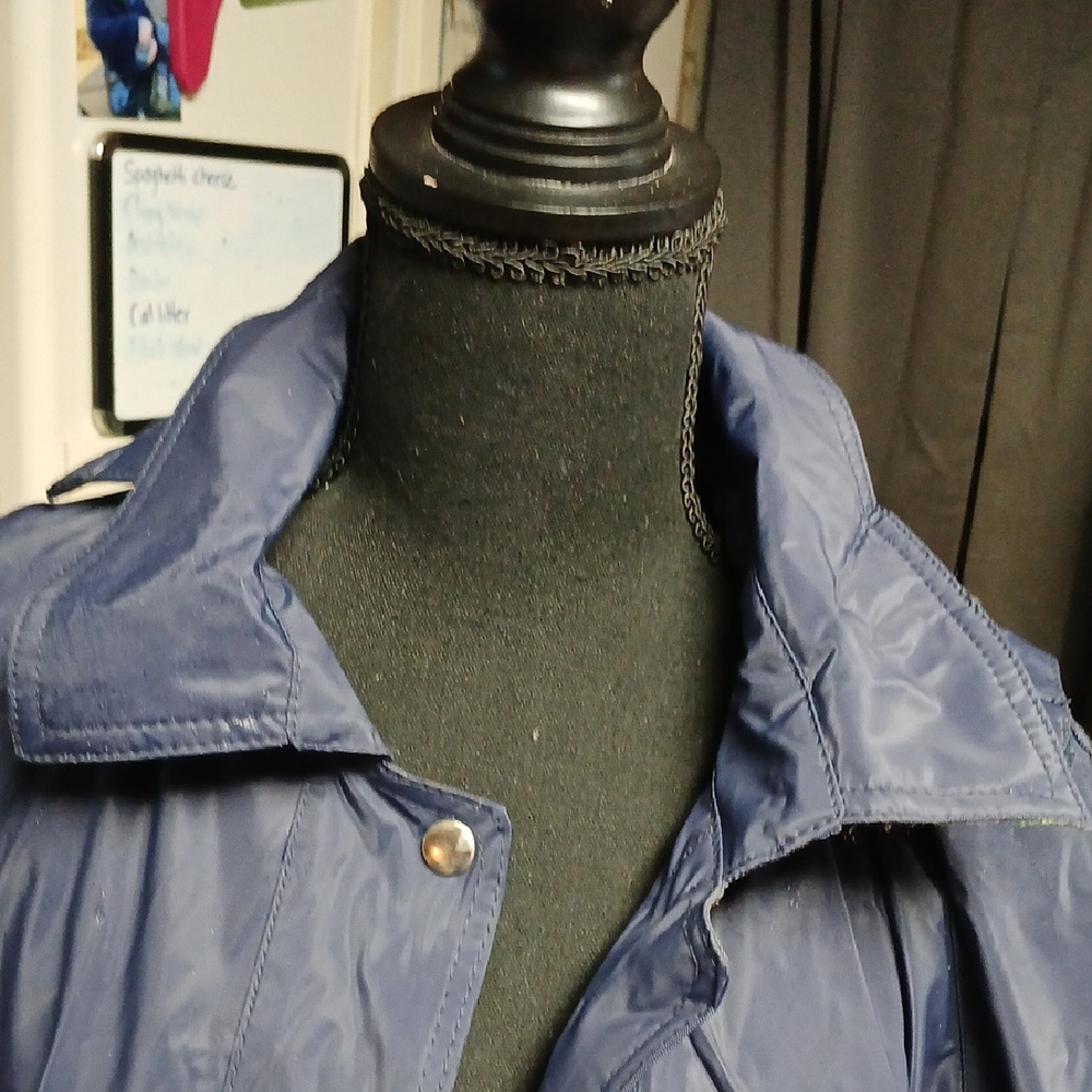 Totes Womens Blue Raincoat Xl - Picture 3 of 5